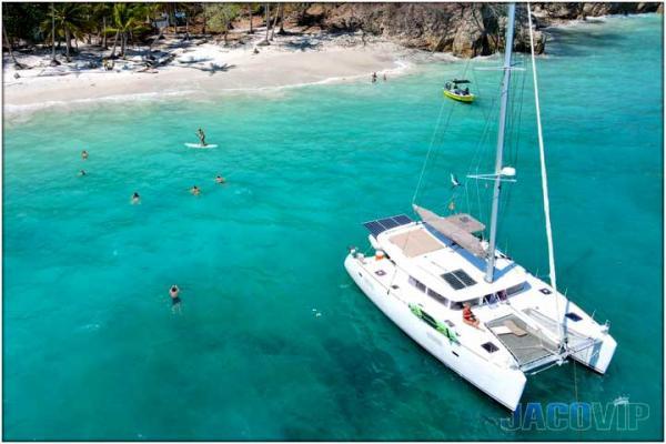 Private-catamaran-sail-boat-beach