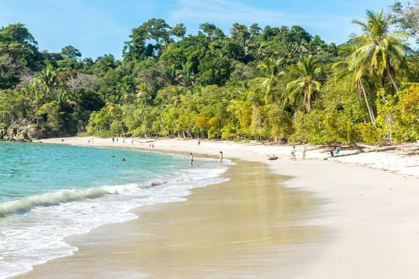 beautiful white sand beach