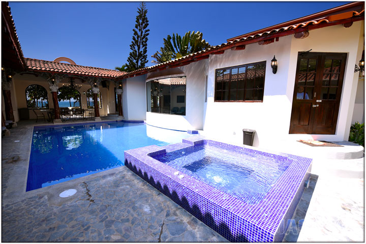 Jacuzzi and Swimming Pool within the courtyard