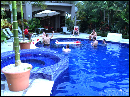 Pool party at Casa Ponte