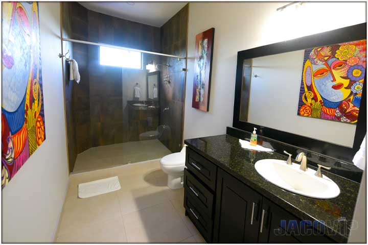 Large bathroom attached to master bedroom
