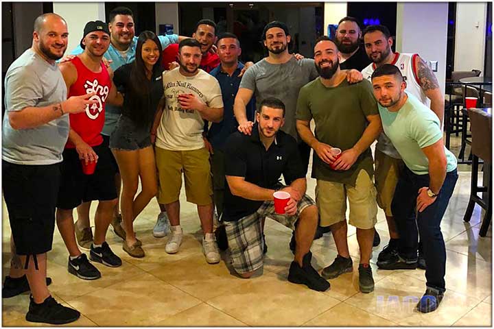 Bachelor Party Group at Casa Ponte 2