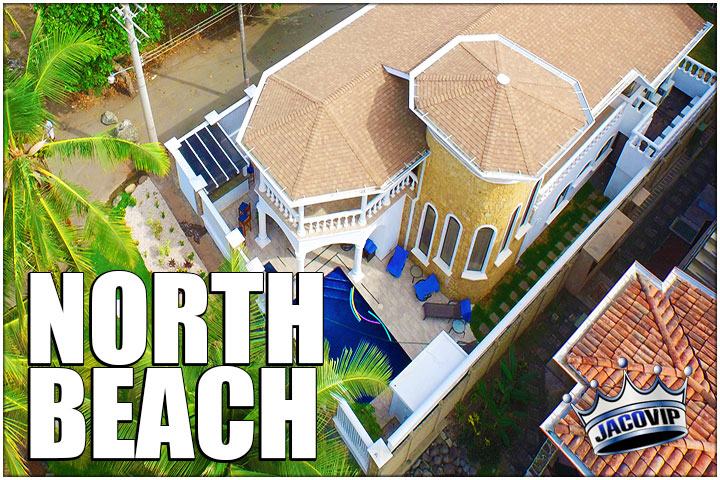 Jaco North Beach Villa with 9 bedrooms