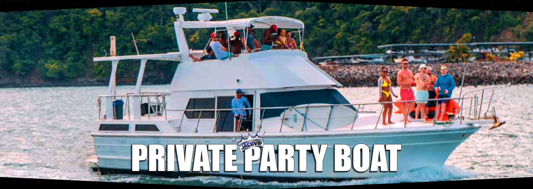 Bachelor party boat rental