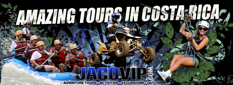 Colage of tours in Jaco Costa Rica