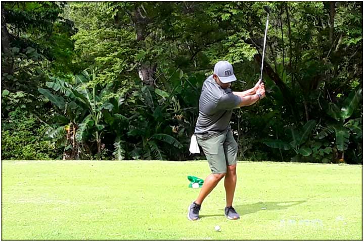Golfing at La Iguana golf course in Los Sueños Resort Costa Rica