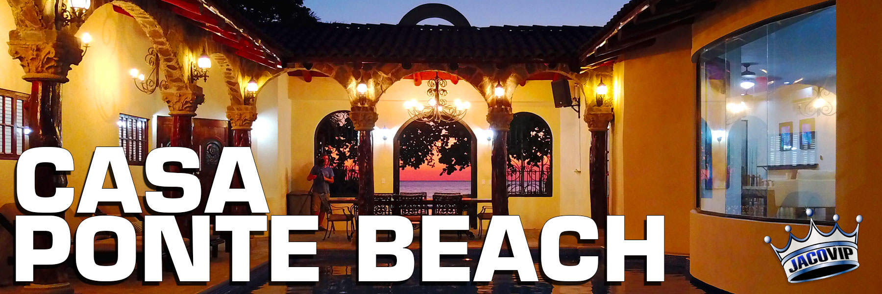 Casa Ponte Jaco Beach Front Vacation Rental Villa in Costa Rica