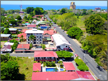 Aerial view of La Palma and Jaco Beach