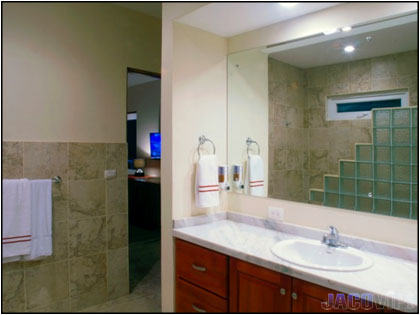 full bathroom with stand up shower