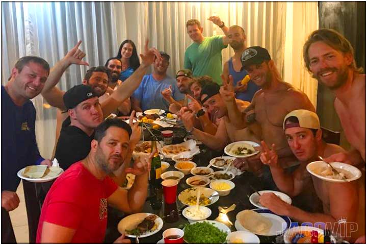 Costa Rica bachelor party with chef service