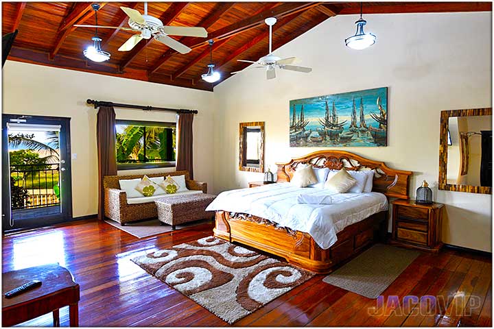 Master Bedroom at Serenity Point in Jaco Beach Costa Rica