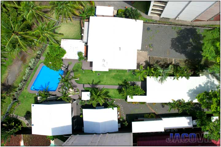 Jaco beach front vacation rental villa with 15 bedrooms