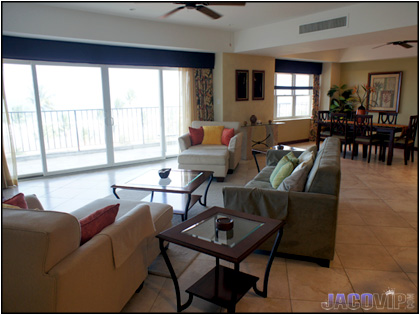 Living Room at Vista Mar condo