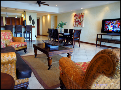 Living Room at Vista Mar condo  in Jaco Costa Rica