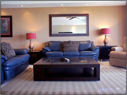 Living Room at Vista Mar condo  in Jaco Costa Rica