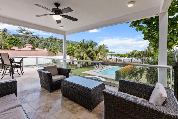 balcony with ocean view