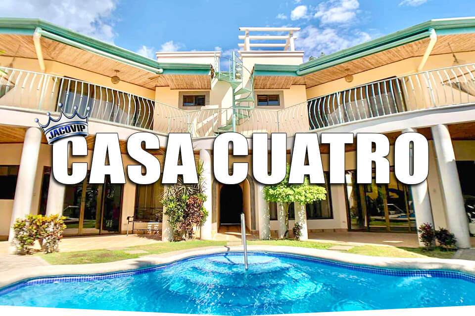 Casa Cuatro vacation rental in Jaco Costa Rica with private pool and walk to center, aka Villa Arena