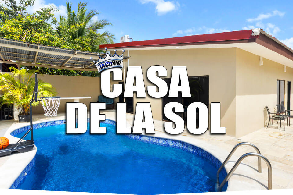 Costa Rica vacation rental at Casa De La Sol in Jaco Beach