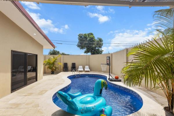 exterior and pool view at vacation rental villa