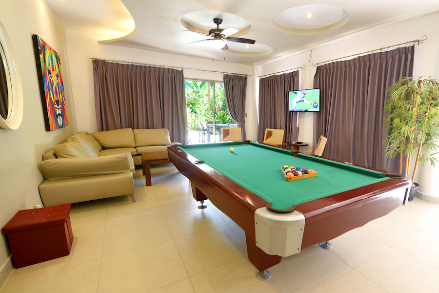Living room at vacation rental house