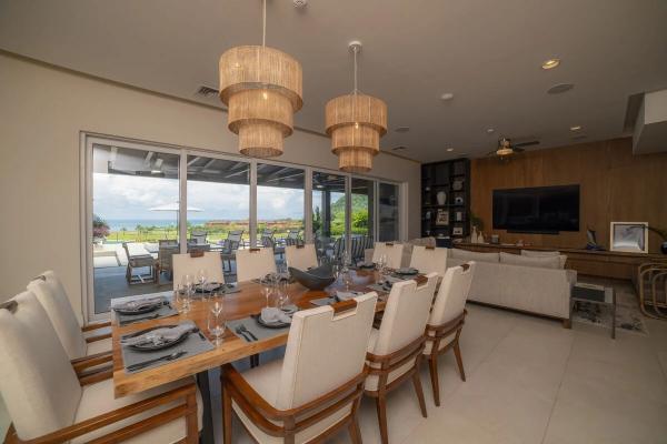 View of the dining area at Casa Ohana