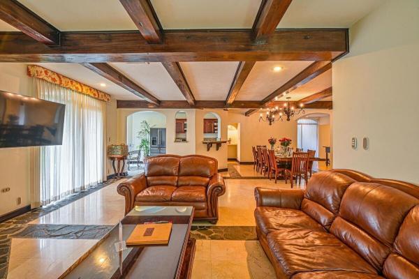 View of the living area at Casa Patron