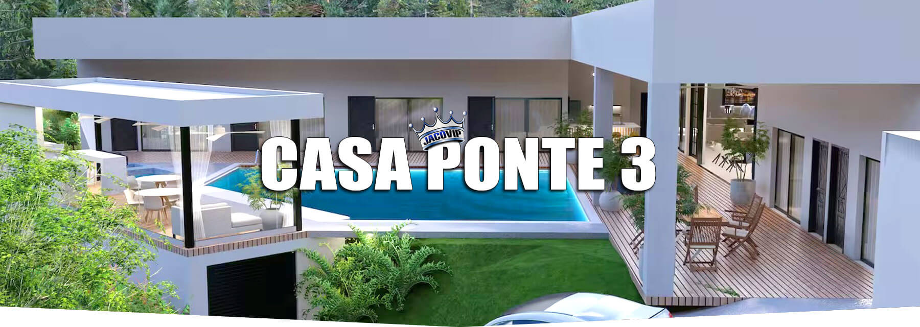 Render of Casa Ponte 3 new in Jaco 2025