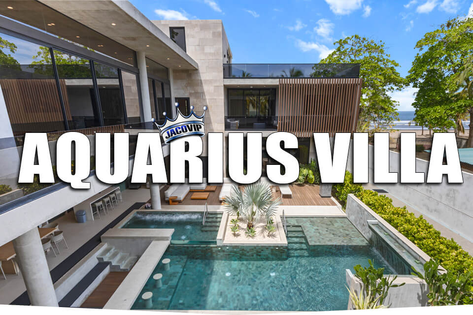 Aquarius Villa Sirena beachfront luxury villa Jaco Beach Costa Rica