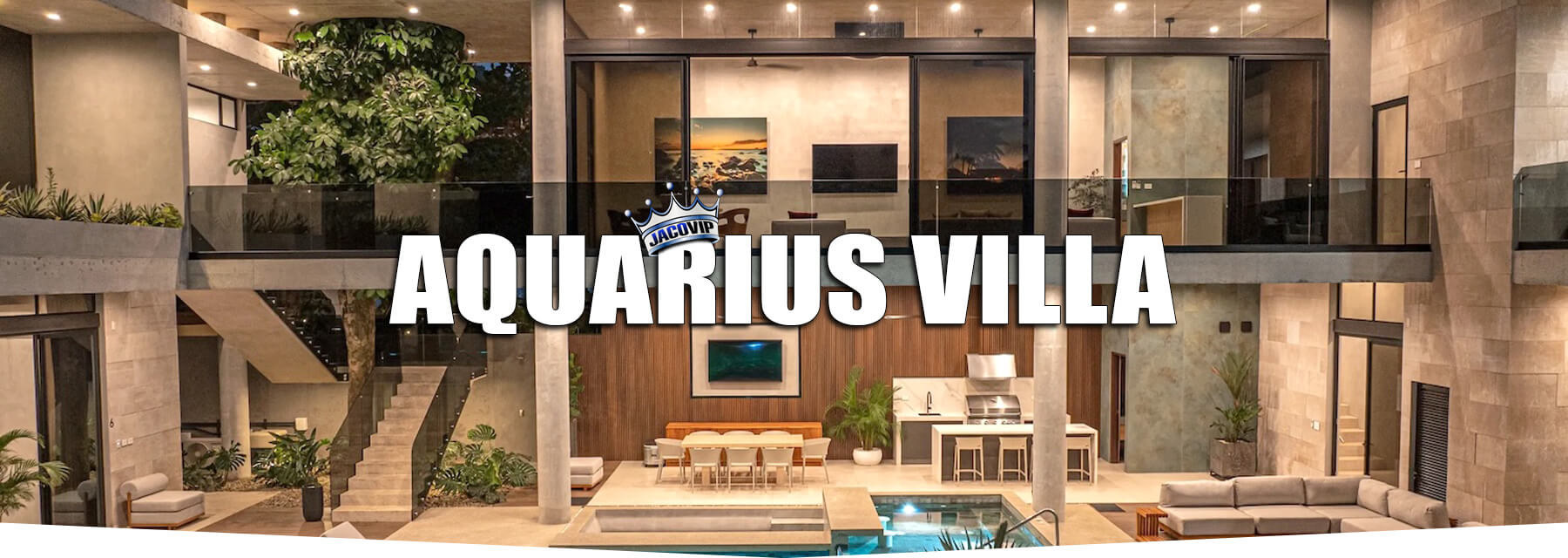 Aquarius Villa Sirena beachfront luxury villa Jaco Beach Costa Rica
