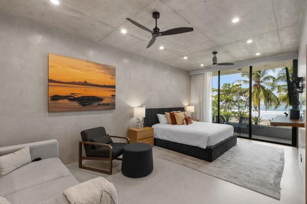 Bedroom 2 with 1 King Bed Aquarius Villa Sirena Jaco Beach