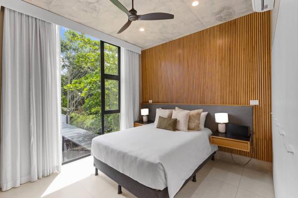 Bedroom 3 with 1 Queen Bed Aquarius Villa Sirena Jaco Beach