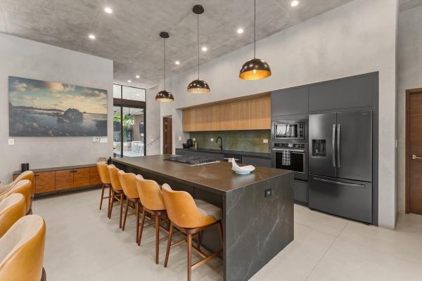 Modern kitchen at Casa Sirena Jaco Beach Costa Rica