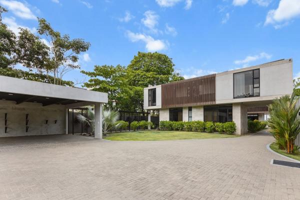 Parking area at Casa Sirena beachfront villa Jaco Costa Rica