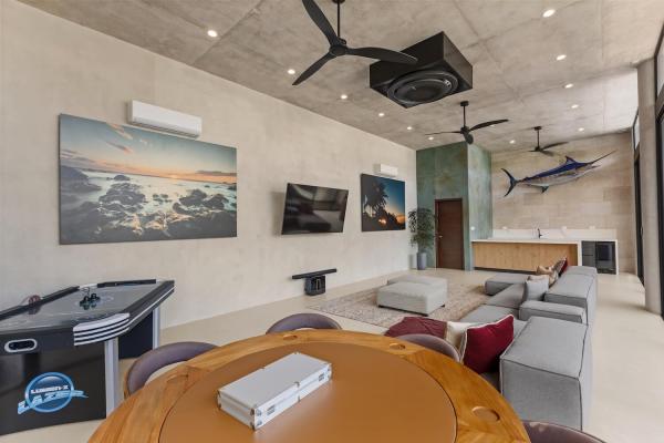 Game room with pool table at Aquarius Villa Sirena Jaco