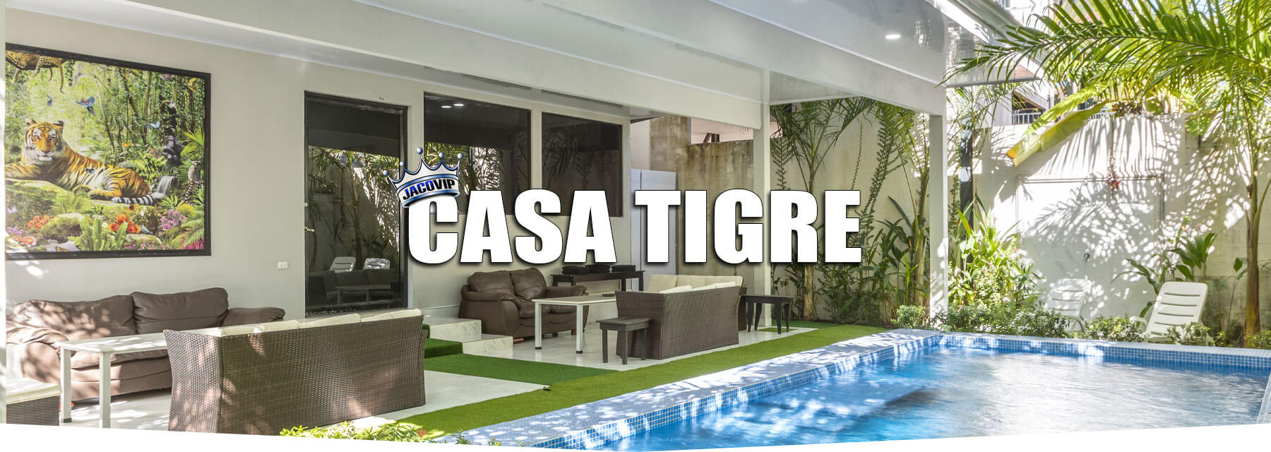 Casa Tigre large group villa in Jaco Beach Costa Rica with private pool