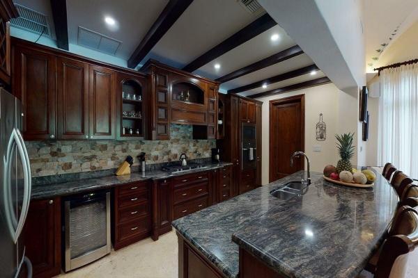 View of the kitchen at Casa Tropical