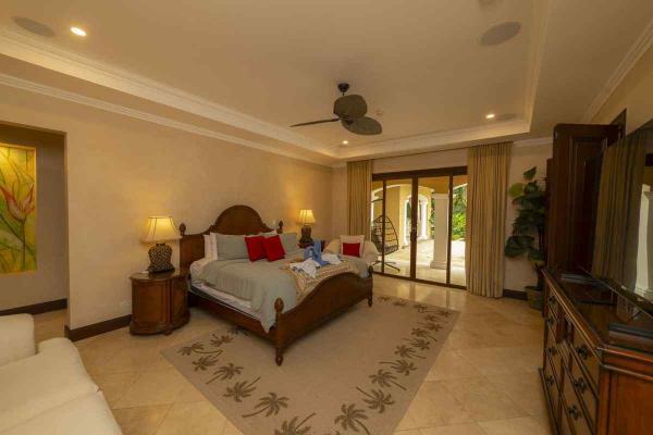 View of the Master bedroom 1 at Casa Zafiro in Los Suenos