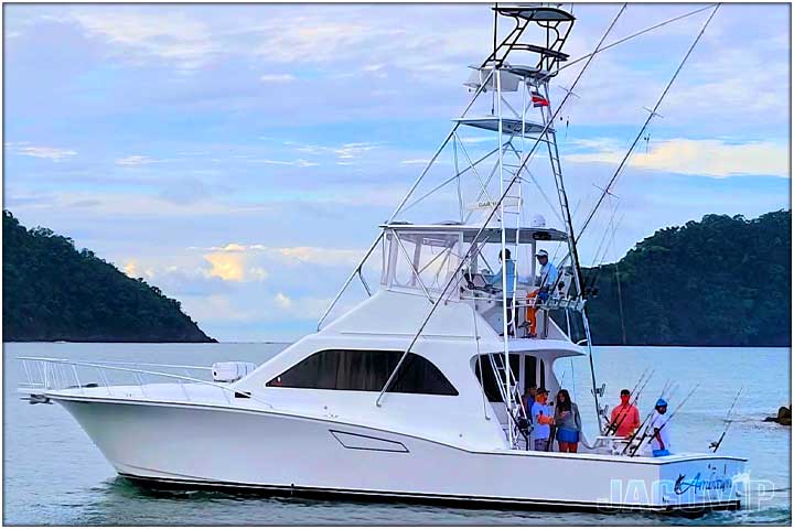 Ambition 50' Cabo Luxury Sportfish with guests aboard