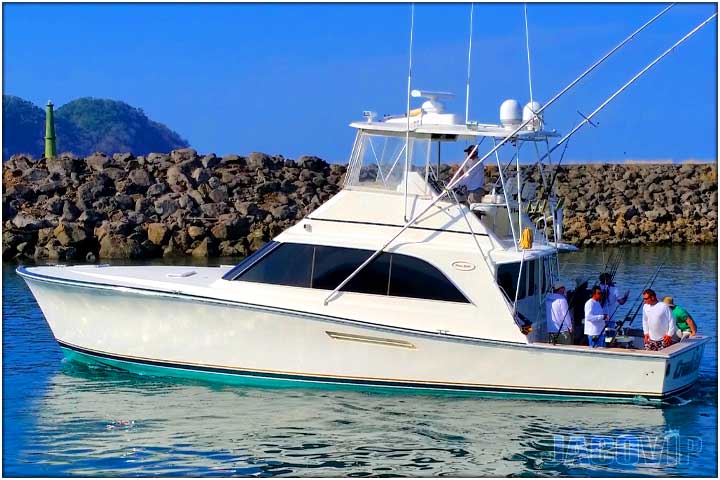 50' Ocean Luxury Sport Fishing Charter from Los Sueños Marina in Costa Rica