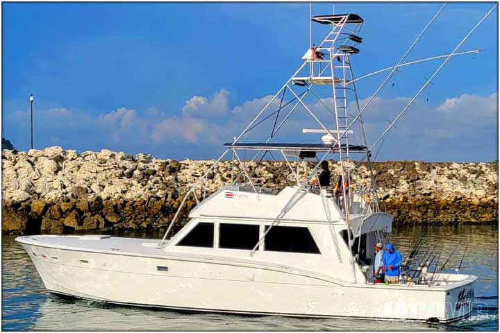 Los Sueños Marina 52' Hatteras Luxury Sport Fishing Boat Rental