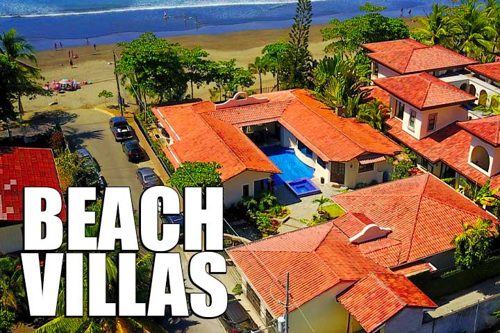 Jaco beachfront vacation rental villa in Costa Rica