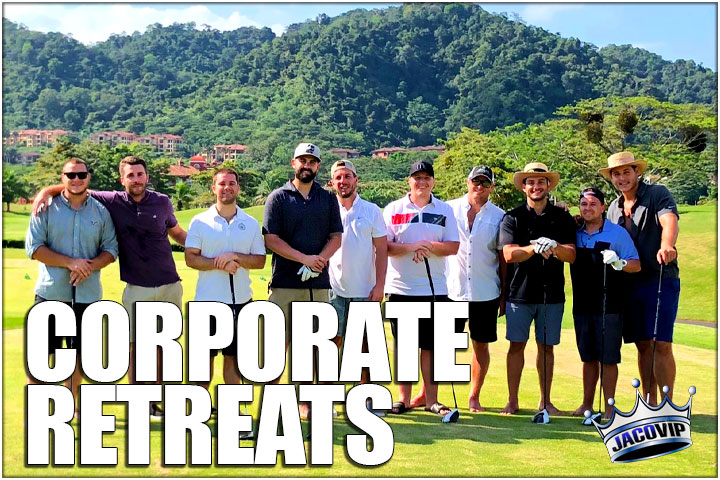 Corporate retreat golfing day at La Iguana in Los Sueños Costa Rica