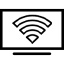 Tv with WiFi icon