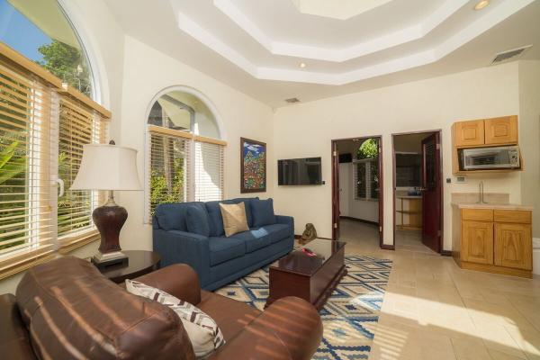 View of an auxiliary living room in Harmon House