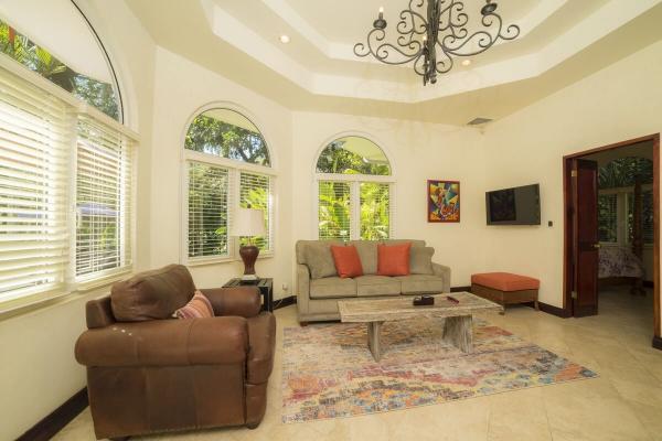 View of an auxiliary living room in Harmon House