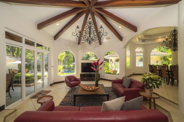 View of the main living area at Harmon House