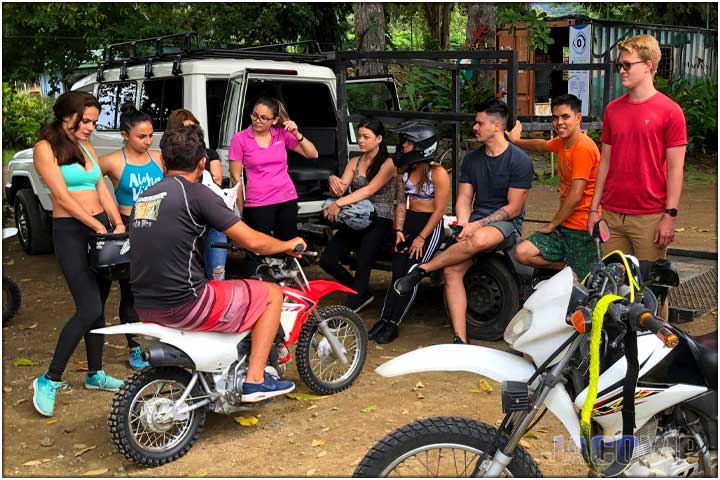 Safety instructions for mini dirt bikes tour