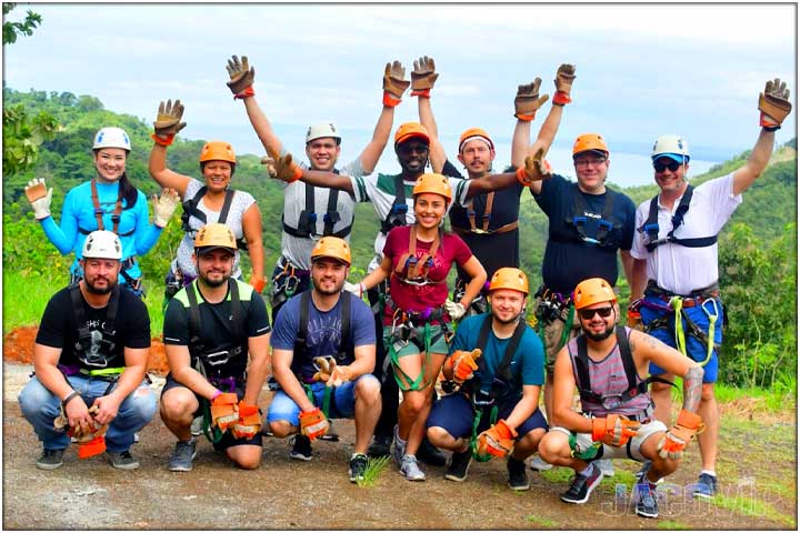 Group adventure tour in Jaco Beach Costa Rica
