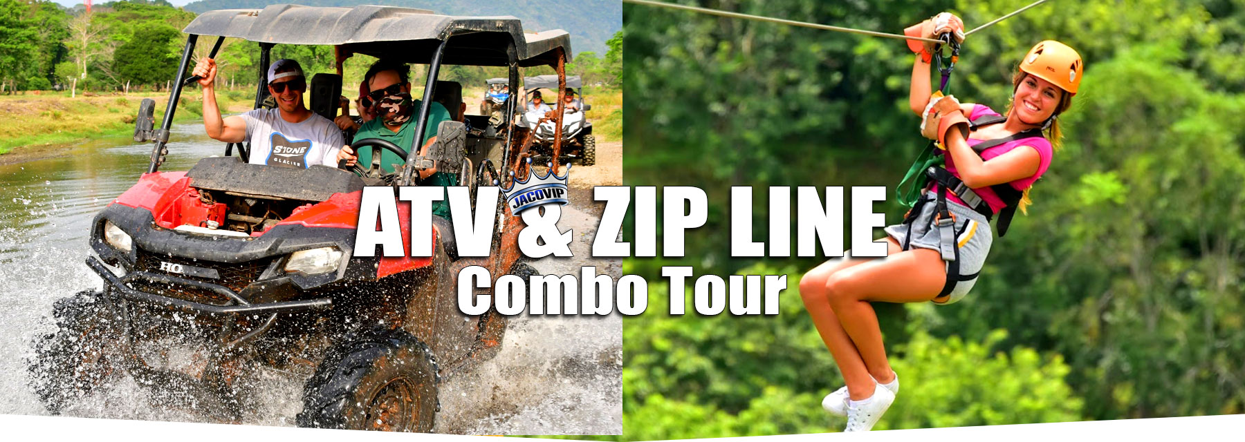 ATV and Zip Line Combo Tour in Jaco Costa Rica