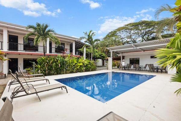 corner view of swimming pool